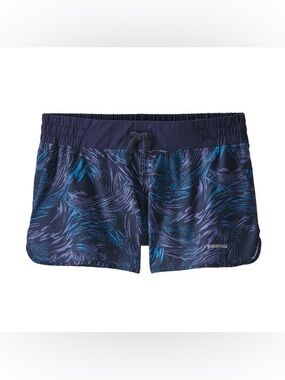 Patagonia Nine Trails Navy & Blue Tropical Shorts
